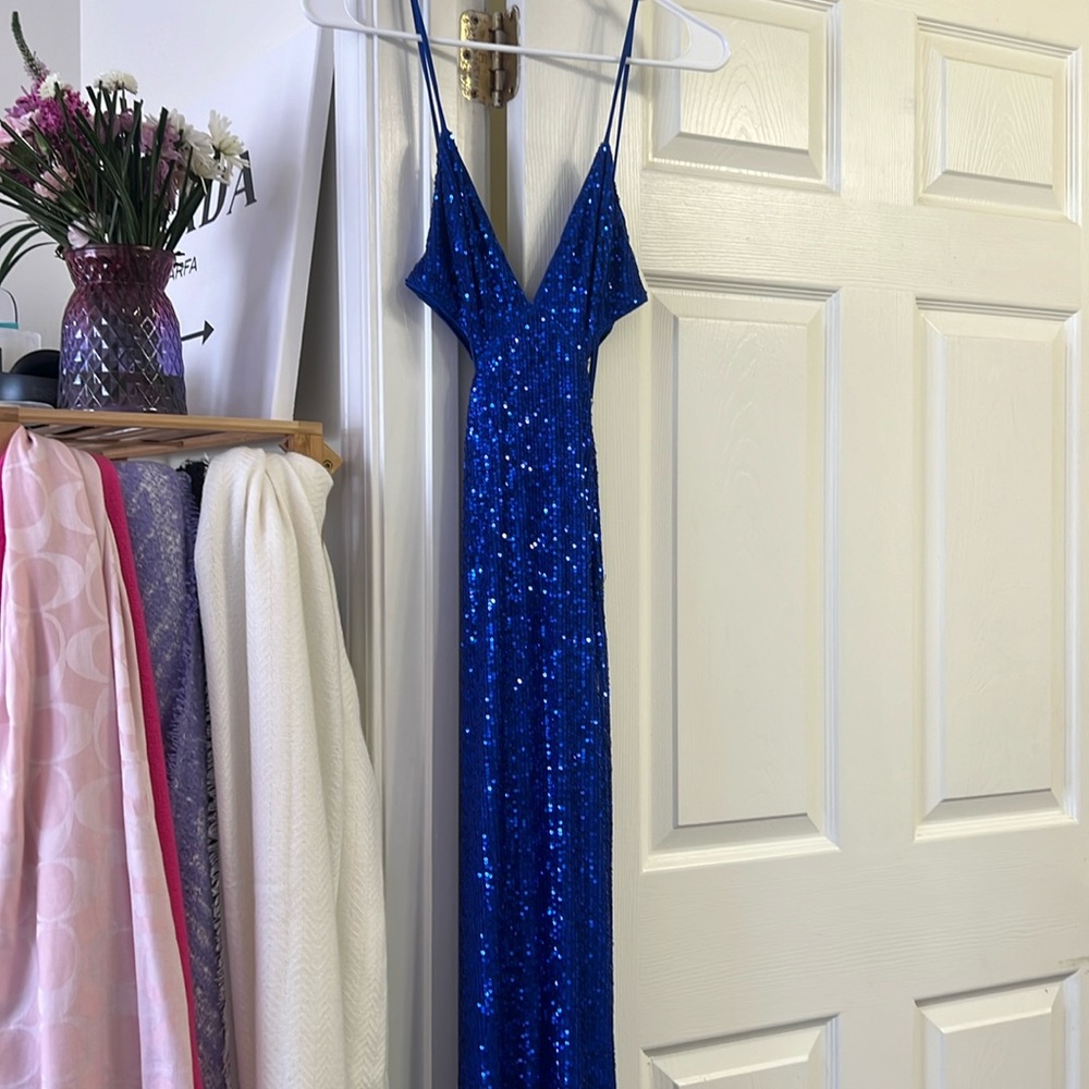 Long Sequin maxi dress
